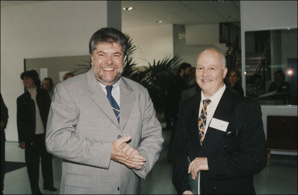Abb.: Ernst-Ludwig Berz und Ministerpräsident Kurt Beck